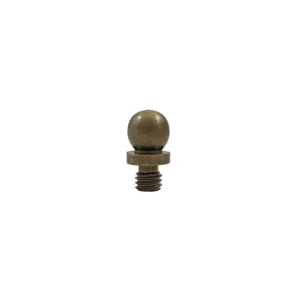 CHBT5 Ball Tip Cabinet Finial Antique Brass, 10PK